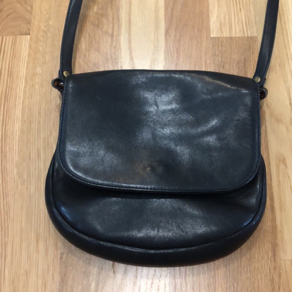 ESPRIT Leather Messenger Satchel Shoulder Bag - Picture 3 of 12